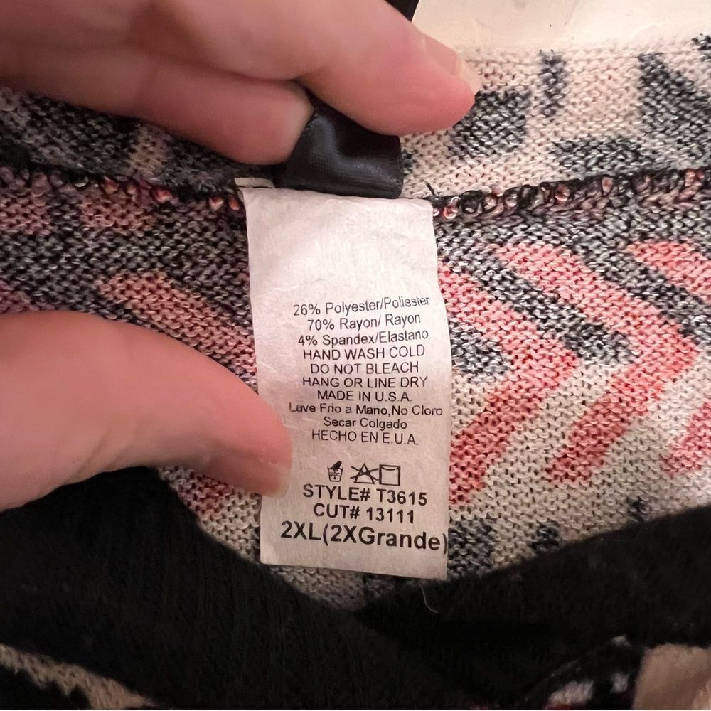 Bubble B Snowflake Pattern Hoodie Size 2xl Red, B… - image 8